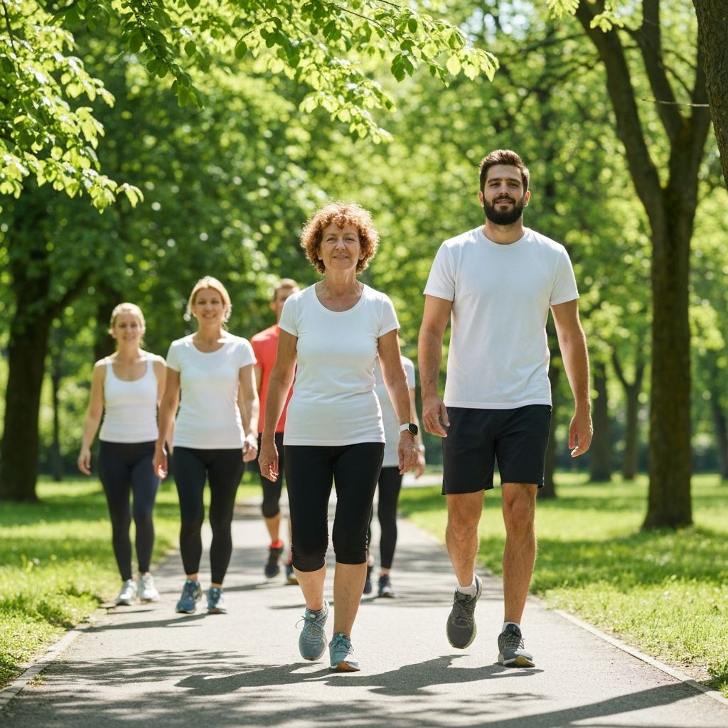 Περπάτημα σε πάρκο